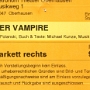 Tanz der Vampire - am 24.1.2009 im Metronom Theater Oberhausen.<br />Wer die Musik von Jim Steinman (Meat Loaf - Bonny Tyler) gerne hört wird dieses Musical lieben. Jede Menge bekannte Melodien, eine gute Show und ein sehr guter Hauptdarsteller, Jan Amman als Graf von Krolock. Der Rest der Truppe fiel gegen ihn gesanglich etwas ab.<br />Vorsicht in Reihe 9: Jede Menge Darsteller laufen direkt vor dir her, streck die Beine nicht zu weit aus.....