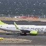 Solaseed Air - Boeing 737-81D(WL) - JA802X<br />HND - Observatory Terminal 2 - 18.03.2024 - 13:10