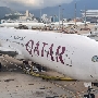 Qatar Airways - Boeing 777-367ER - A7-BOB<br />HKG - Gate 26 - 03.04.2024 - 17:07