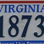 Licence Plate Virginia