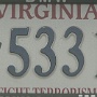 Licence Plate Virginia